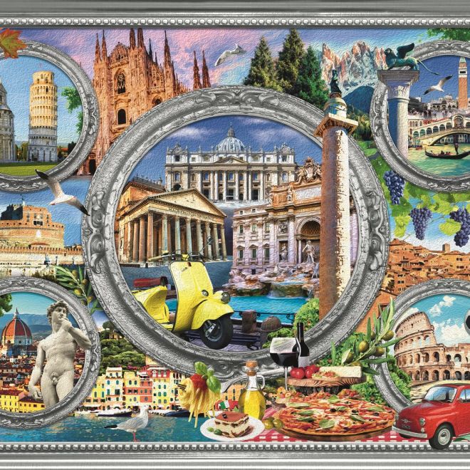 TREFL Puzzle Dovolená v Itálii 1000 dílků