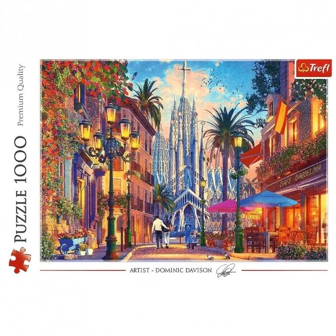 Puzzle 1000 prvků Barcelona Španělsko