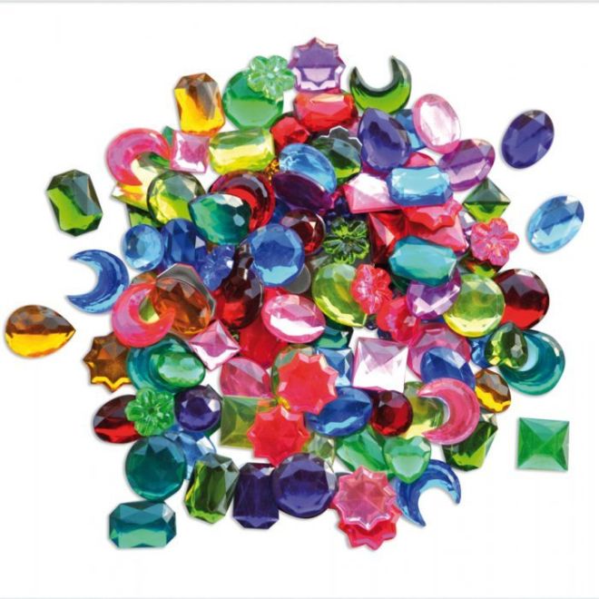 PLAYBOX Mix barevných kamínků 250 ks