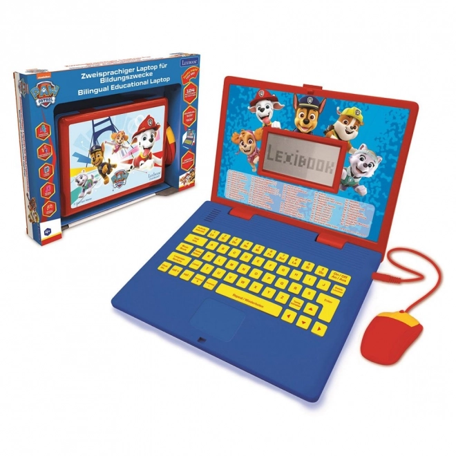 Dvojjazyčný notebook Tlapková patrola s aktivitami