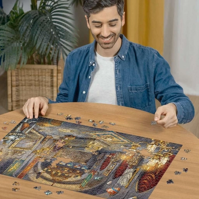 Ravensburger puzzle Upíří hrad 1000 dílků