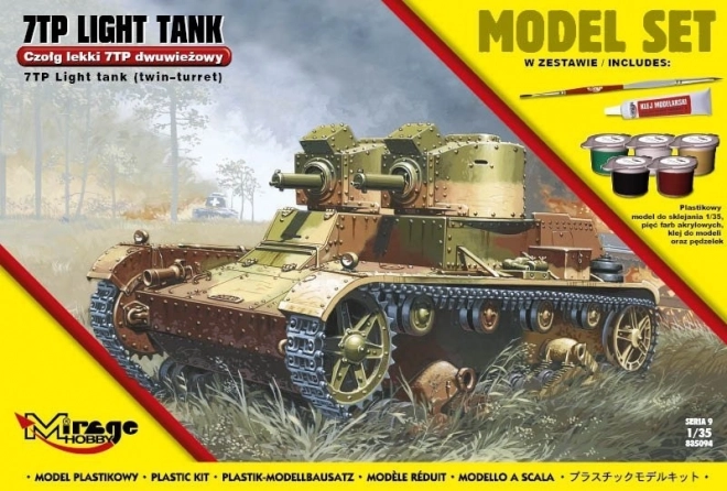 Lehký tank 7tp dvouvěžový set