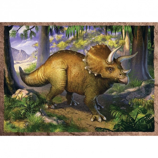 Poutavé dinosaury puzzle 4v1