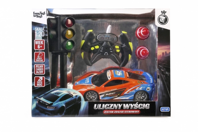 R/C auto s příslušenstvím