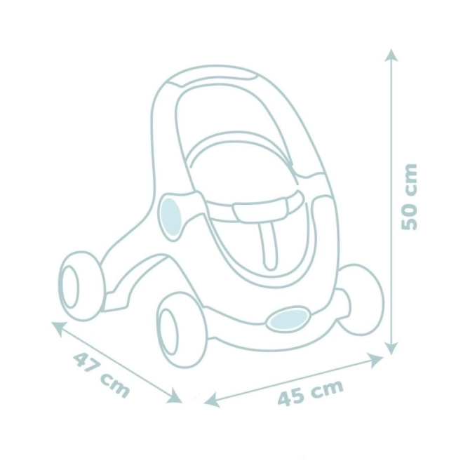 Smoby chodítko 3 v 1 s panenkou