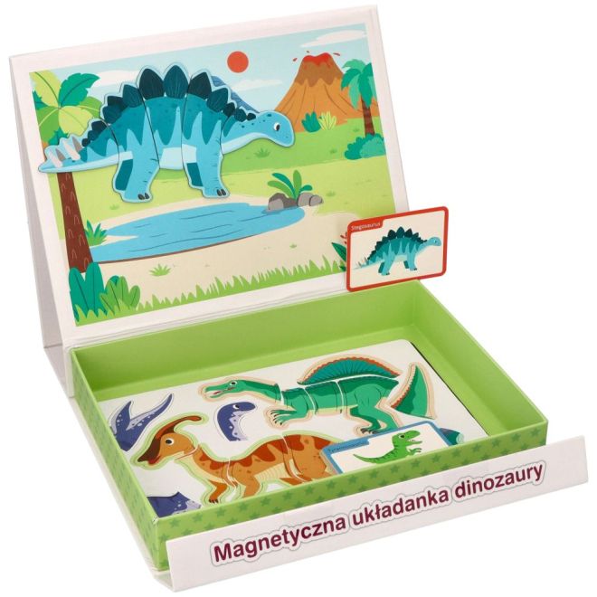 Magnetické dinosauří puzzle