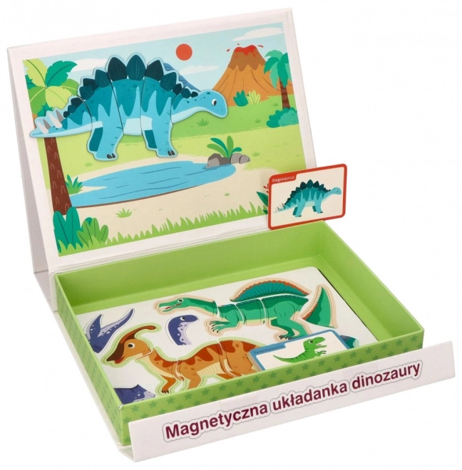 Magnetické dinosauří puzzle