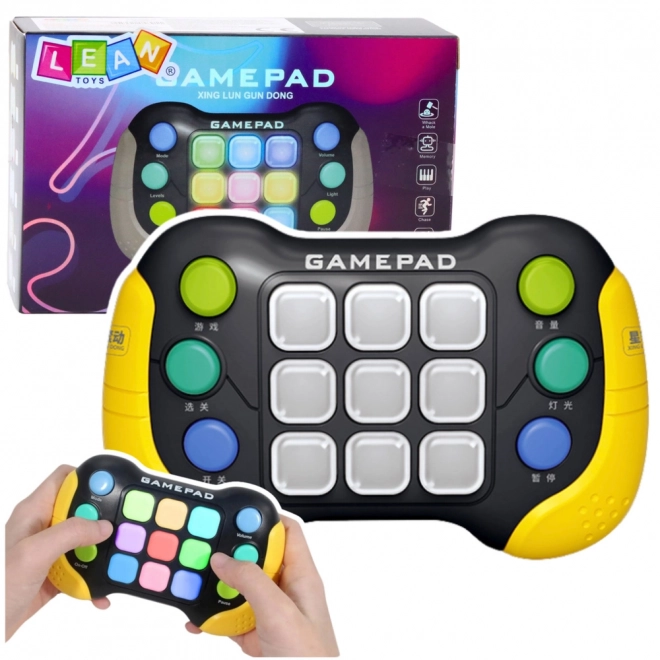Elektronická herní konzole Gamepad Pop-It LED 5 režimů