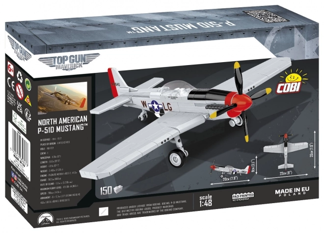 Top Gun P-51D Mustang 150 cihel