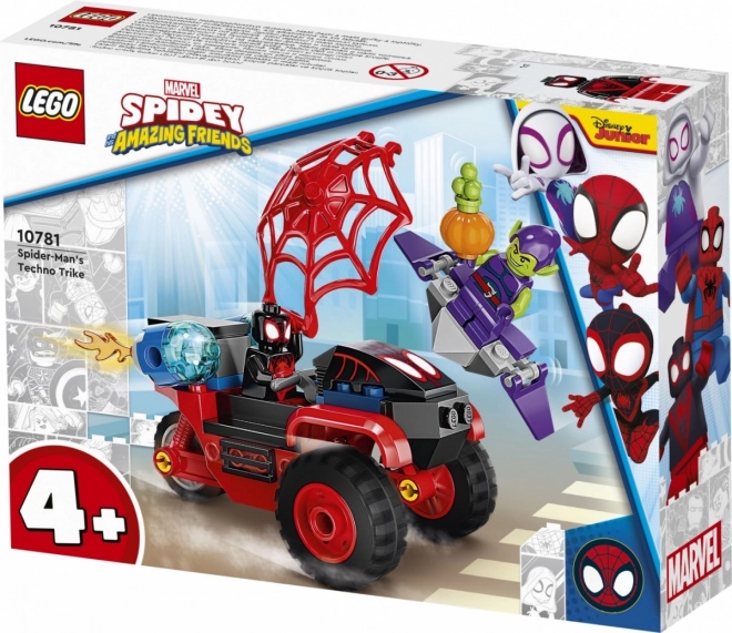 LEGO Spider-Man 10781 Miles Morales: Spider-Man a jeho techno tříkolka