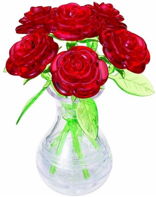 HCM KINZEL 3D Crystal puzzle Kytice růží 47 dílků