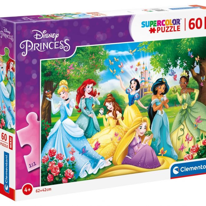 CLEMENTONI Puzzle Disney princezny MAXI 60 dílků