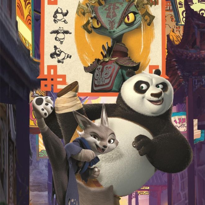 CLEMENTONI Puzzle Kung Fu Panda 4, 104 dílků