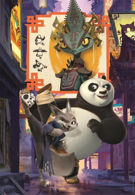 CLEMENTONI Puzzle Kung Fu Panda 4, 104 dílků