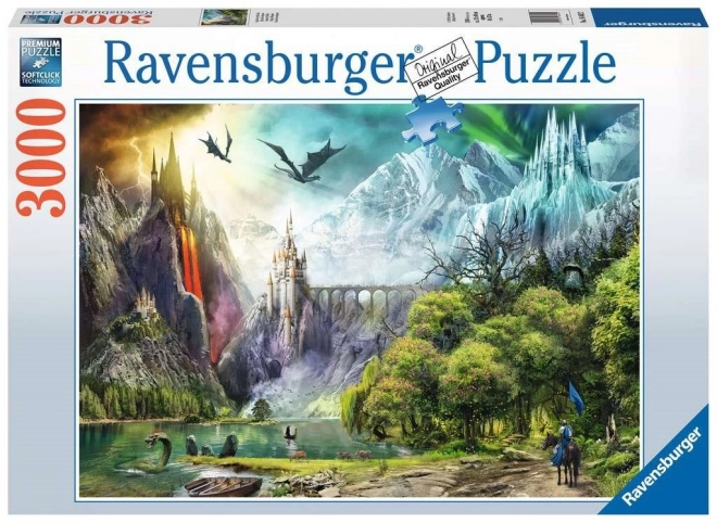 Ravensburger puzzle Reign of Dragons 3000 dílků