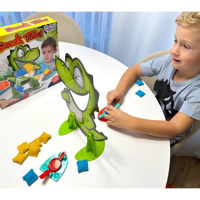 Woopie dovednostní hra Hladový dinosaurus