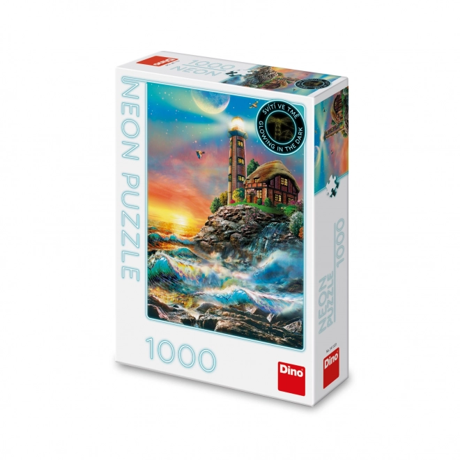 DINO Svítící puzzle Maják 1000 dílků