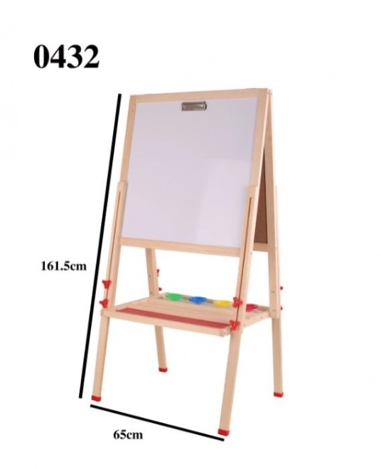 Dřevěná nastavitelná tabule s příslušenstvím