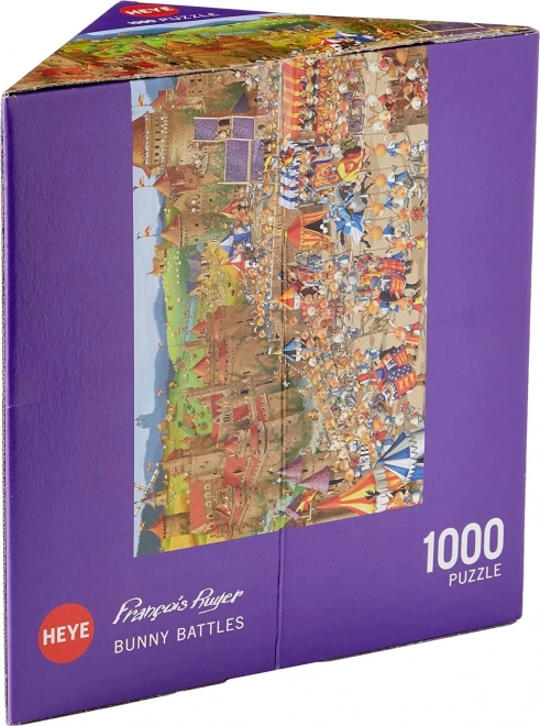 HEYE Puzzle Králičí bitvy 1000 dílků