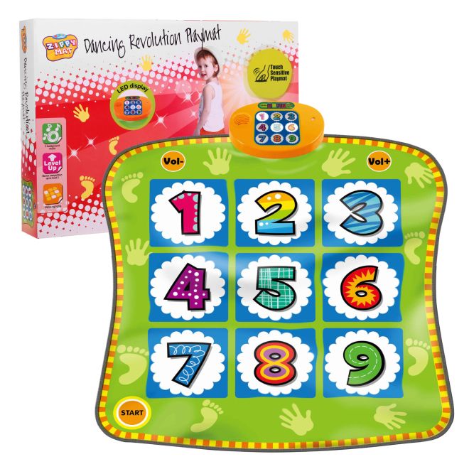 "Numbers" dexterity mat for children 3+ Balanční hra Hands Feet (Ruce a nohy)