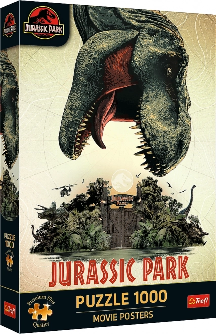 TREFL Puzzle Premium Plus Jurassic Park: Filmový plakát 1000 dílků