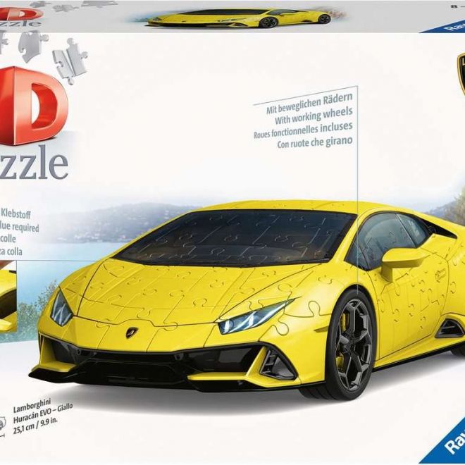 RAVENSBURGER 3D puzzle Lamborghini Huracán Evo žluté 156 dílků