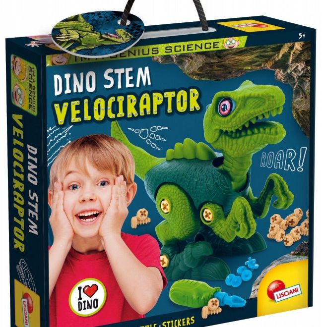 Stavebnice I'm A Genius Dino Stem - Velociraptor