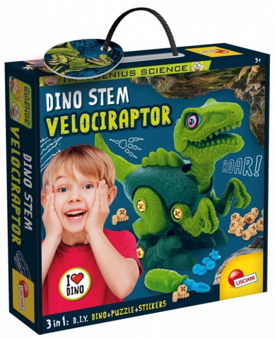 Stavebnice I'm A Genius Dino Stem - Velociraptor