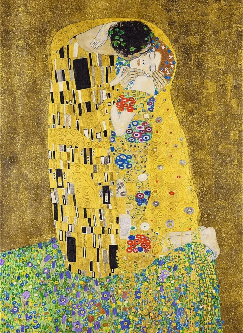 TREFL Dřevěné puzzle Art: Gustav Klimt - Polibek 200 dílků