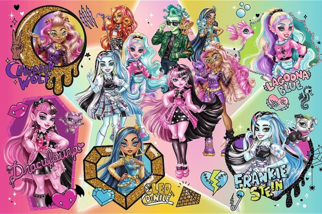 Puzzle 300 dílků Zombie vrcholem Monster High