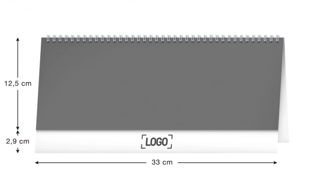 NOTIQUE Stolní kalendář Plánovací daňový – Světová města 2025, 33 x 12,5 cm