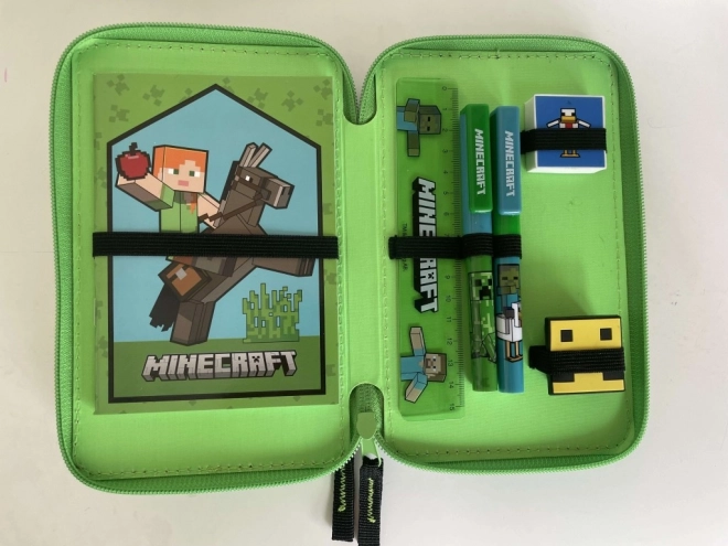 Dvoupatrový penál Minecraft