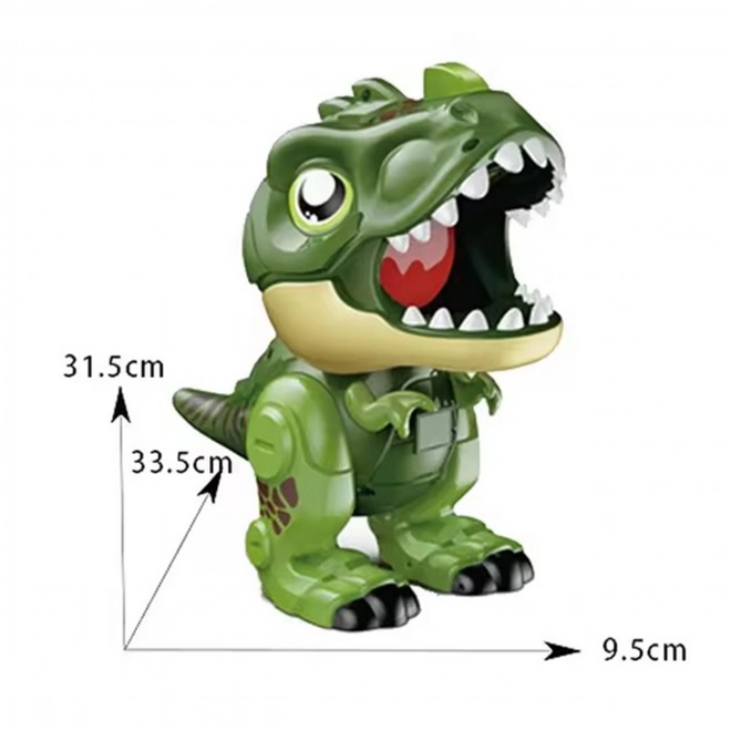 Interaktivní pistole na pěnové kuličky a dinosaurus od Woopie