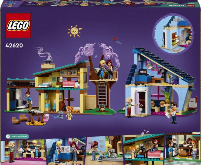 LEGO® Friends 42620 Rodinné domy Ollyho a Paisley