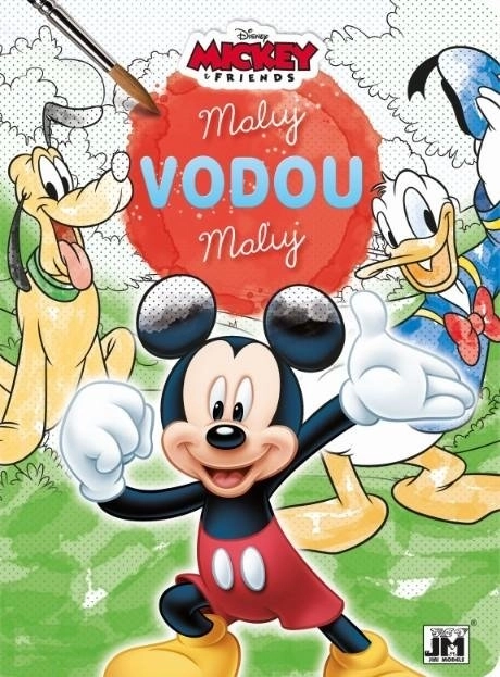 JIRI MODELS Maluj vodou Mickey a závodníci