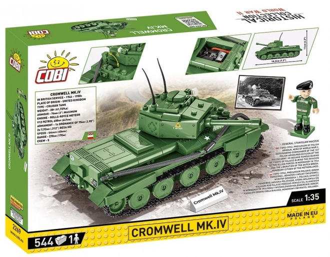 COBI 2269 II WW Cromwell Mk. IV Hela, 1:35, 544 k, 1 f