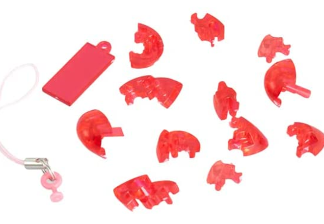 HCM KINZEL 3D Crystal puzzle přívěsek Mini srdce 14 dílků