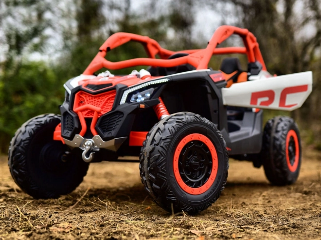 Velké terénní auto Buggy Can-Am Maverick 2osobové – oranžová