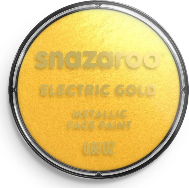 SNAZAROO Barva na obličej Metalická Zlatá (Electric Gold) 18ml