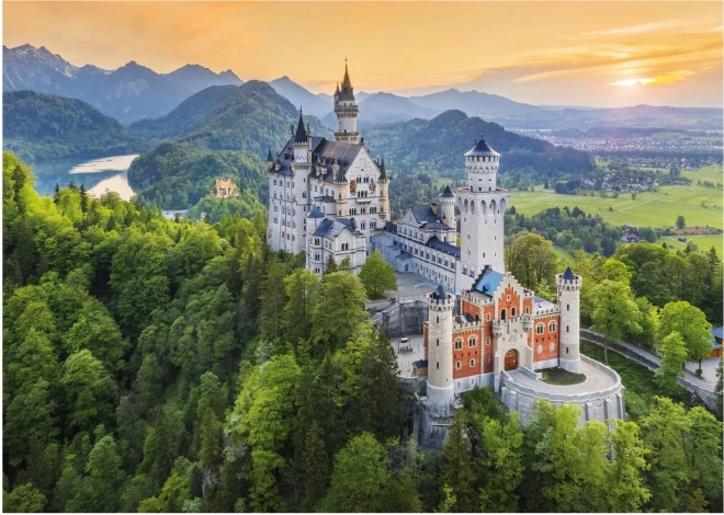 Puzzle Jarní Neuschwanstein