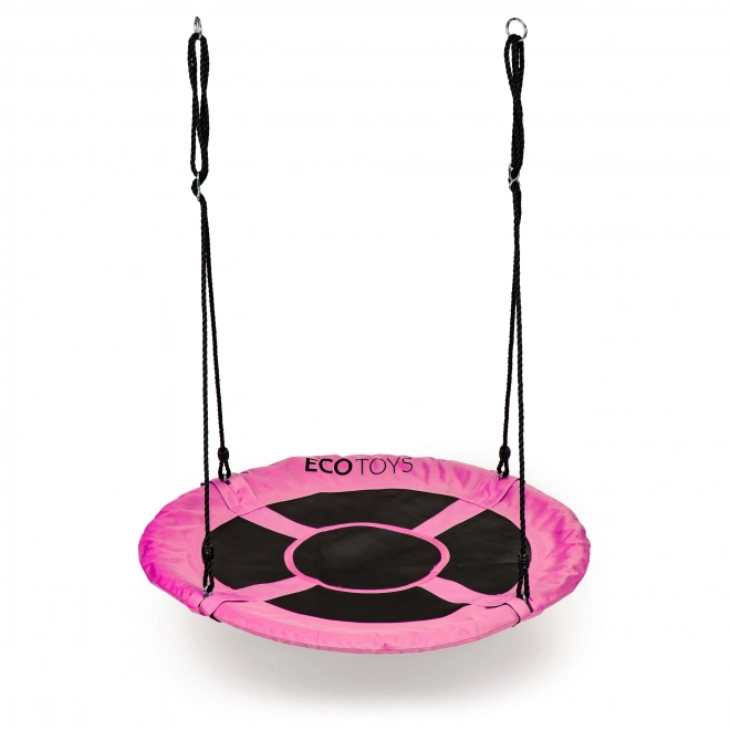 Zahradní houpačka Čapí hnízdo 100cm ECOTOYS Pink