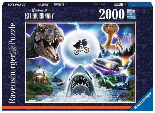 RAVENSBURGER Puzzle Kultovní filmy Universal Amblin 2000 dílků