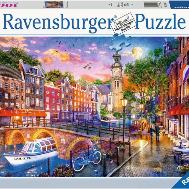RAVENSBURGER Puzzle Amsterdam 1000 dílků