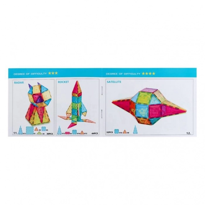 Magnetické stavební bloky Montessori WOOPIE