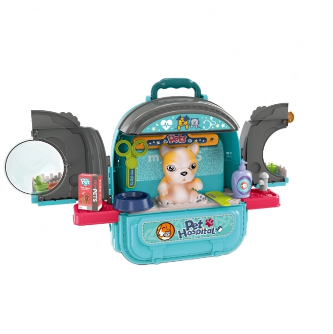 Woopie veterinářský batoh s domečkem a pejskem 3v1