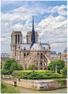 Puzzle Katedrála Notre-Dame - 1000 dílků