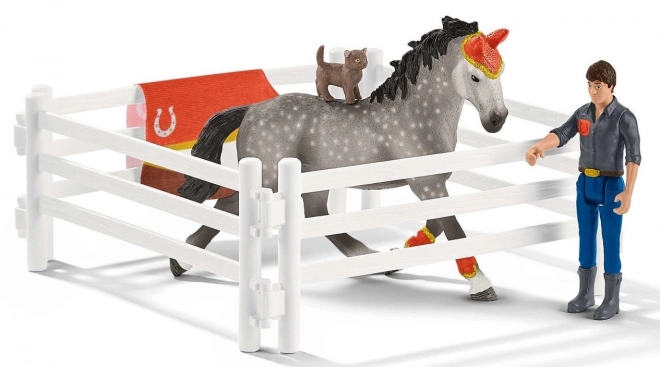 SCHLEICH Horse Club® 42443 Mia a set pro vaulting