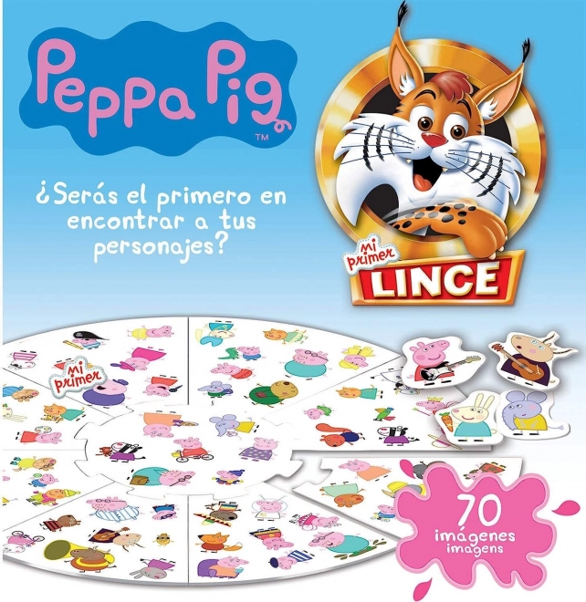 EDUCA Hra Lynx - Prasátko Peppa 70 obrázků