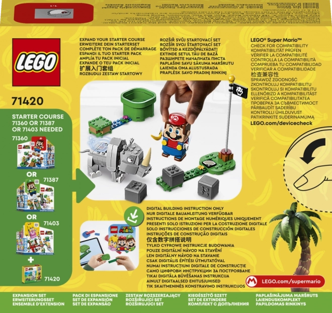 LEGO® Super Mario™ 71420 Nosorožec Rambi – rozšiřující set