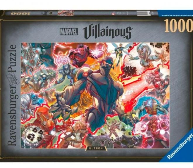 2D puzzle 1000 dílků Villainous. Ultron